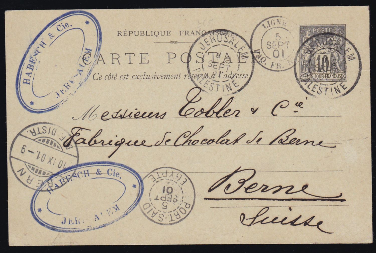 Lot 194 - Templers in Eretz Israel Palestine - ISRASTAMPS Auction #5 Lot 194 - Templers in Eretz Israel Palestine - ISRASTAMPS Auction #5