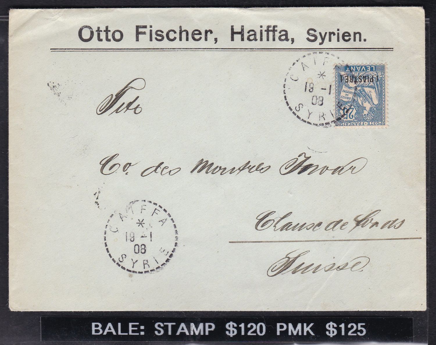 Lot 200 - Templers in Eretz Israel Palestine - ISRASTAMPS Auction #5 Lot 200 - Templers in Eretz Israel Palestine - ISRASTAMPS Auction #5