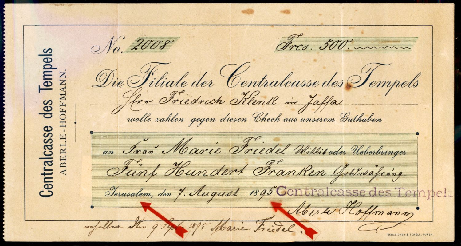 Lot 204 - Templers in Eretz Israel Palestine טמפלרים בארץ ישראל פלשתינה - ISRASTAMPS Auction #8 Special summer sale - nearly everything up to $ 10 !!! Lot 204 - Templers in Eretz Israel Palestine טמפלרים בארץ ישראל פלשתינה - ISRASTAMPS Auction #8 Special summer sale - nearly everything up to $ 10 !!!
