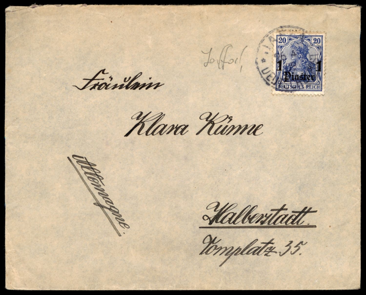 Lot 251 - Palestine Ottoman Period ארץ ישראל התקופה העותומנית - ISRASTAMPS Auction #8 Special summer sale - nearly everything up to $ 10 !!! Lot 251 - Palestine Ottoman Period ארץ ישראל התקופה העותומנית - ISRASTAMPS Auction #8 Special summer sale - nearly everything up to $ 10 !!!