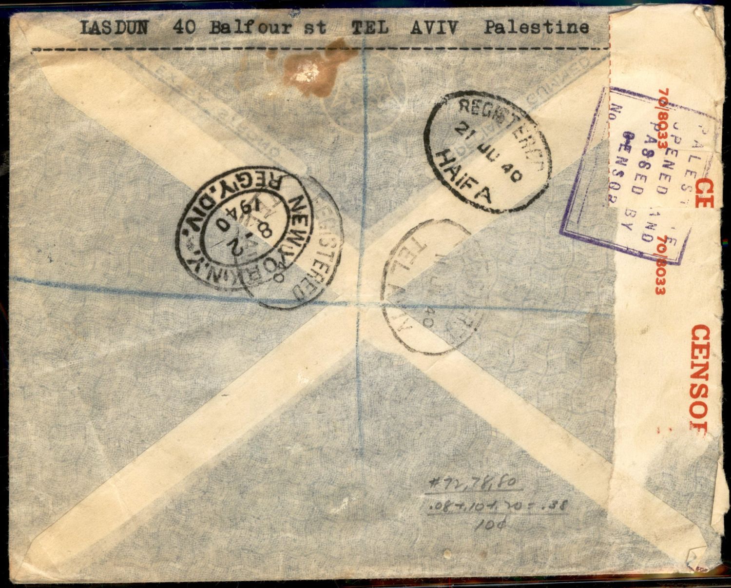 Stamp Auction - israel stamps - Auction 9 Israel &amp; Palestine stamps ...