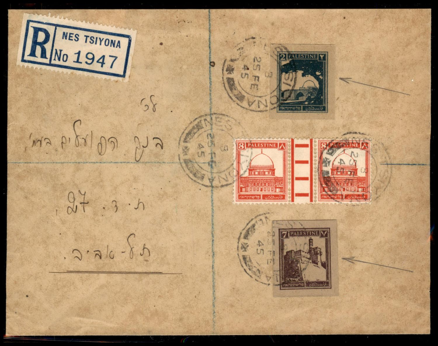 Stamp Auction - israel stamps - Auction 9 Israel &amp; Palestine stamps ...