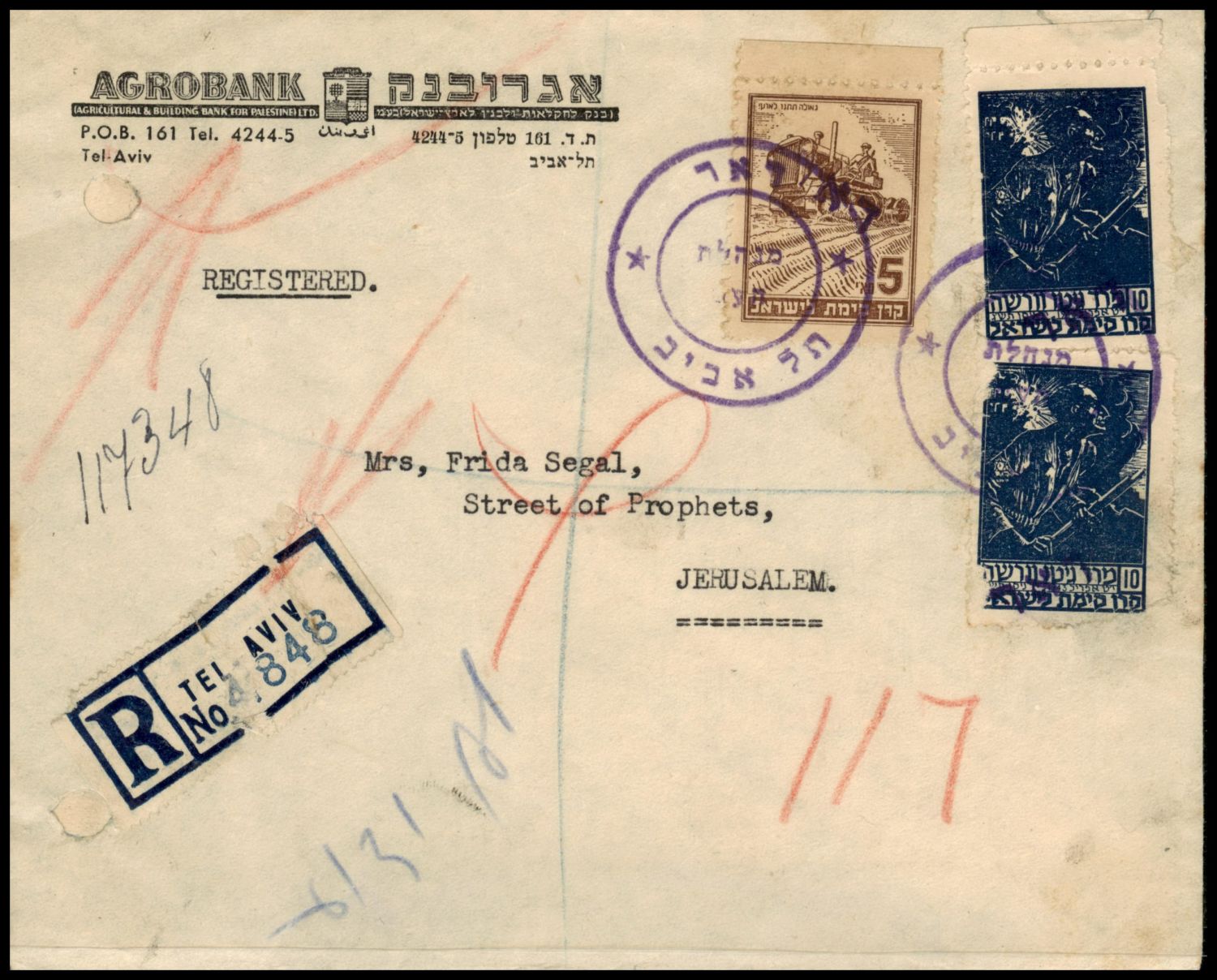Lot 329 - israel stamps  -  ISRASTAMPS   Auction 9 Israel & Palestine stamps & covers & a lot more. nearly everything up to $ 10 !! 