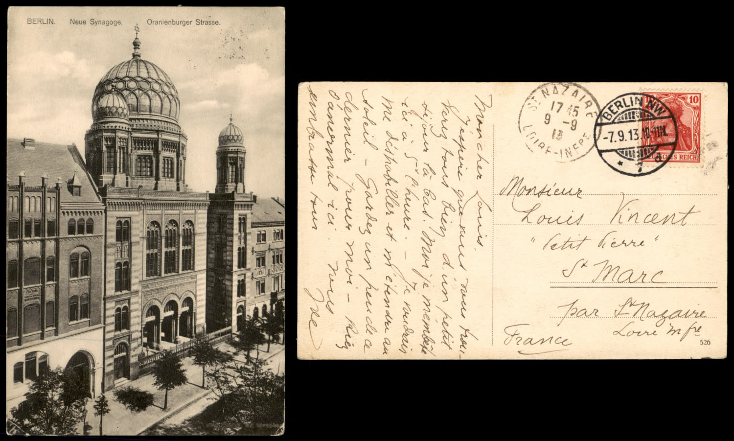 Lot 25 - synagogue postcards  -  ISRASTAMPS  Auction 11 