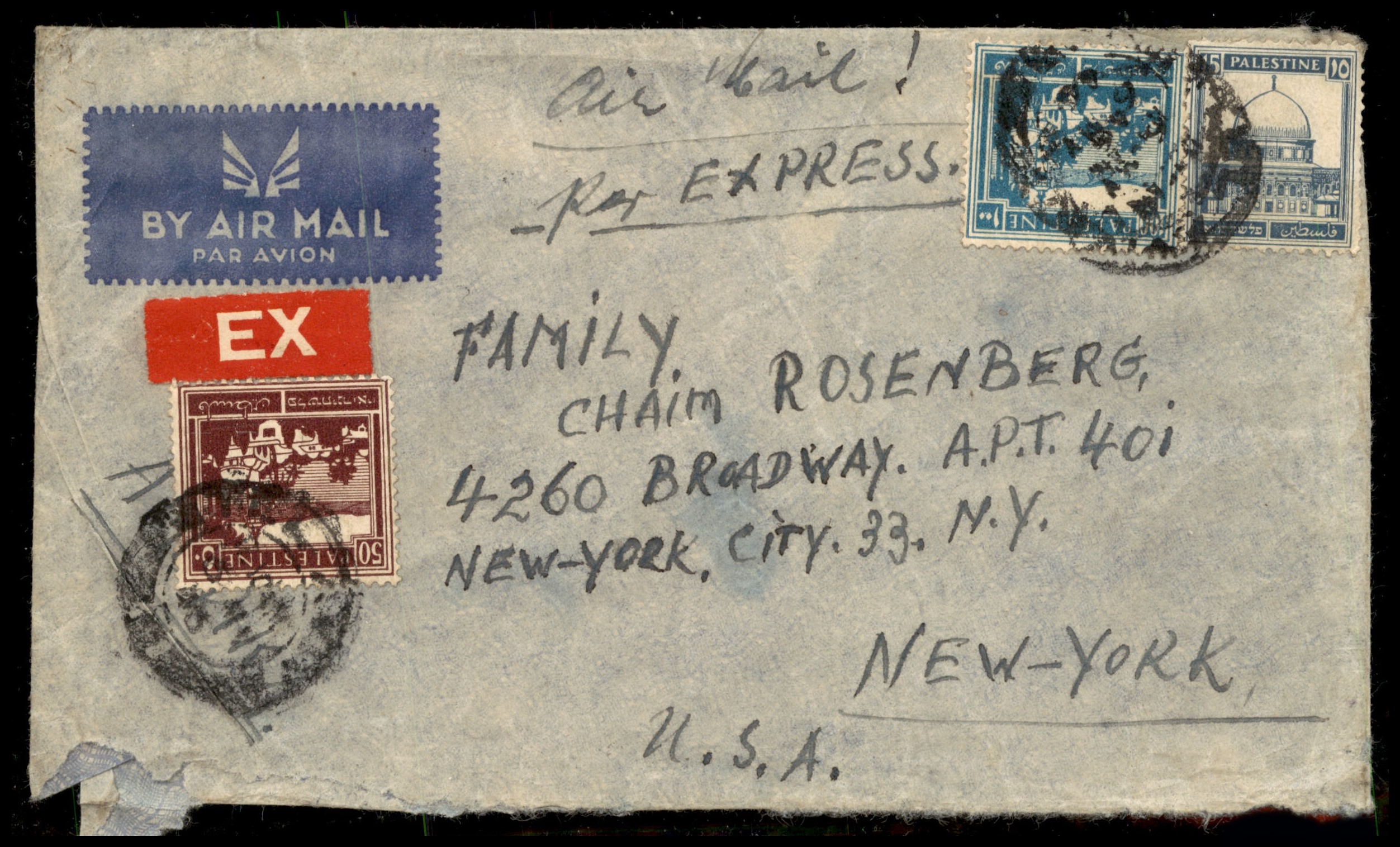 Lot 231 - British Palestine 1918 - 1948 Postal History & Covers - ISRASTAMPS Auction 13 Lot 231 - British Palestine 1918 - 1948 Postal History & Covers - ISRASTAMPS Auction 13
