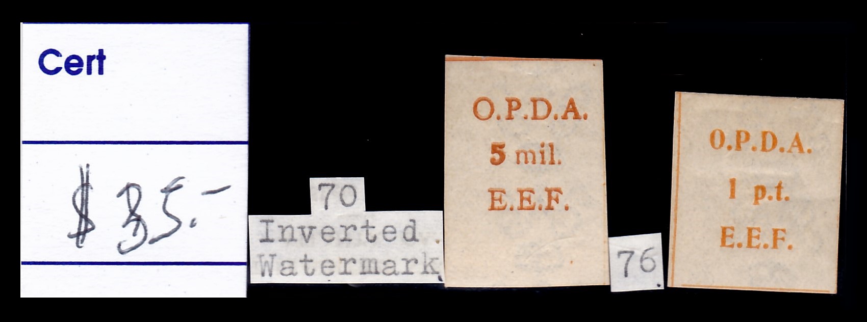 Lot 291 - British Palestine 1918 - 1948 Stamps and Varieties - ISRASTAMPS Auction 13 Lot 291 - British Palestine 1918 - 1948 Stamps and Varieties - ISRASTAMPS Auction 13