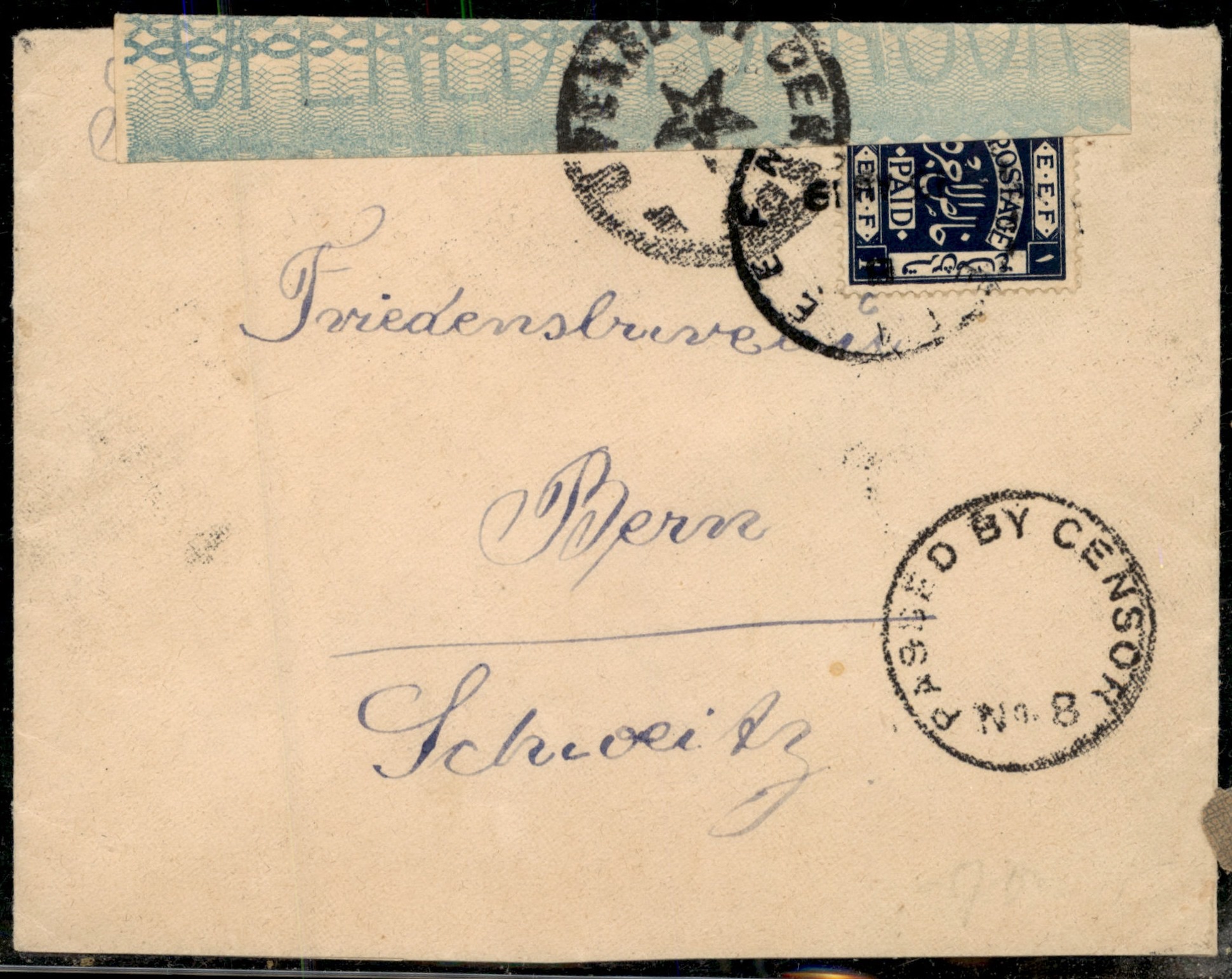 Lot 245 - British Palestine 1918 - 1948 Postal History & Covers - ISRASTAMPS Auction 13 Lot 245 - British Palestine 1918 - 1948 Postal History & Covers - ISRASTAMPS Auction 13
