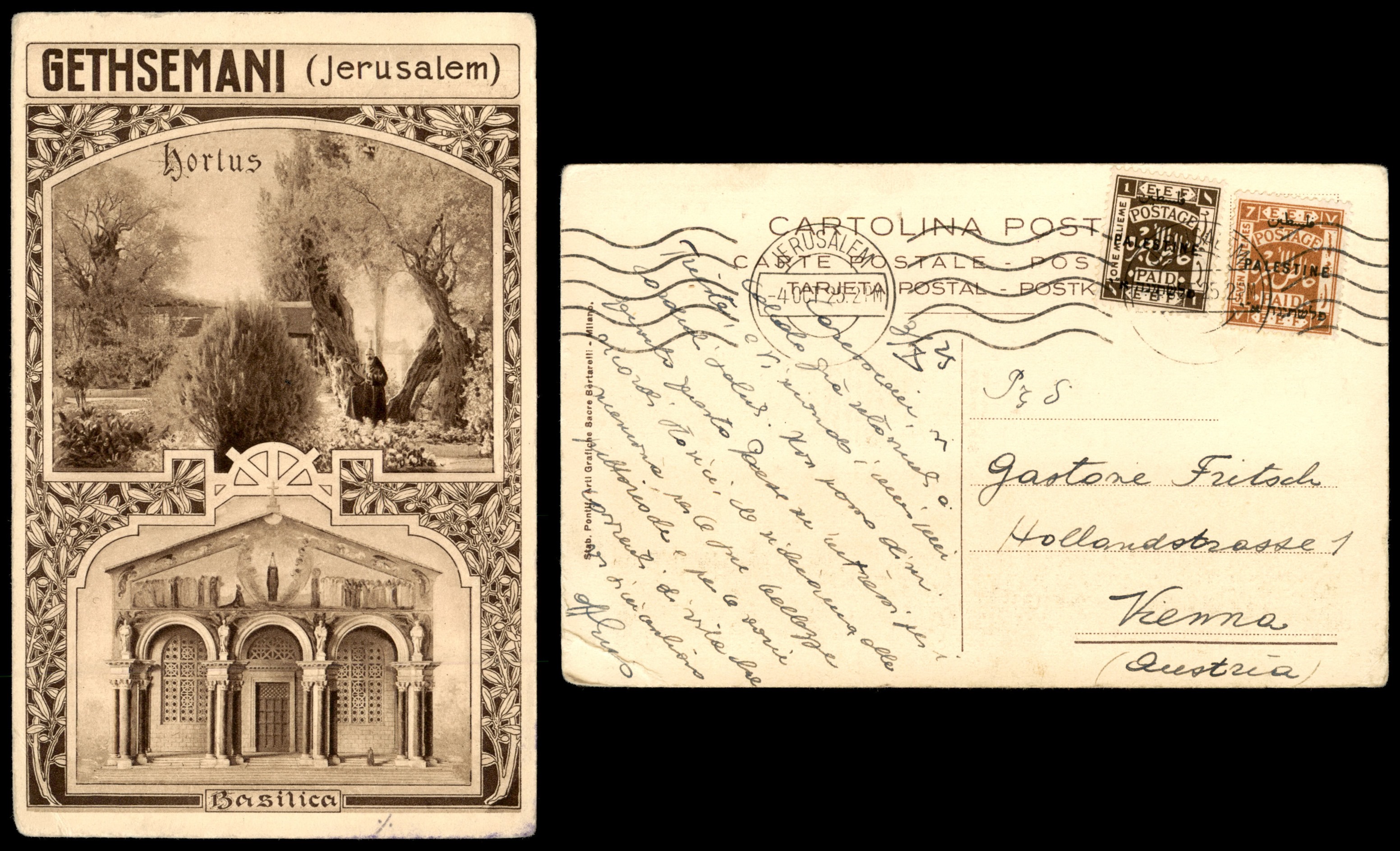 Lot 265 - British Palestine 1918 - 1948 Postal History & Covers - ISRASTAMPS Auction 13 Lot 265 - British Palestine 1918 - 1948 Postal History & Covers - ISRASTAMPS Auction 13