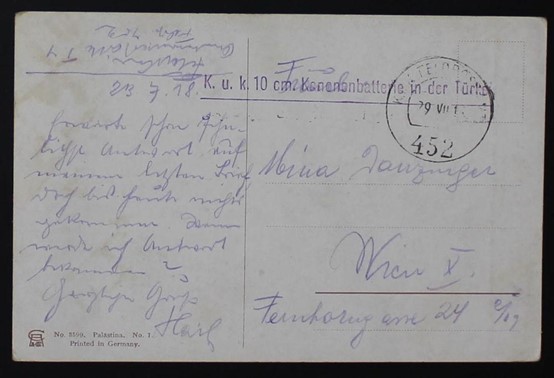 Lot 147 - The Austrian WW1 Field Post  -  King David Auctions King David Auctions Auction 165 