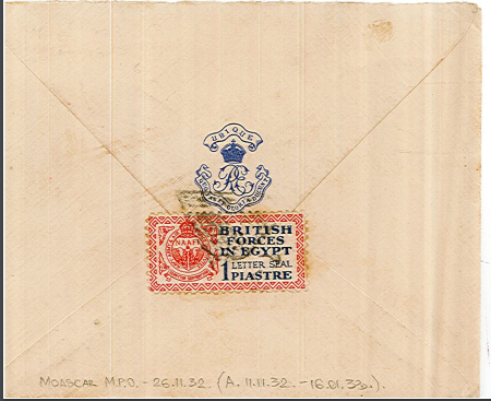 Lot 177 - British military mail  -  King David Auctions King David Auctions Auction 165 