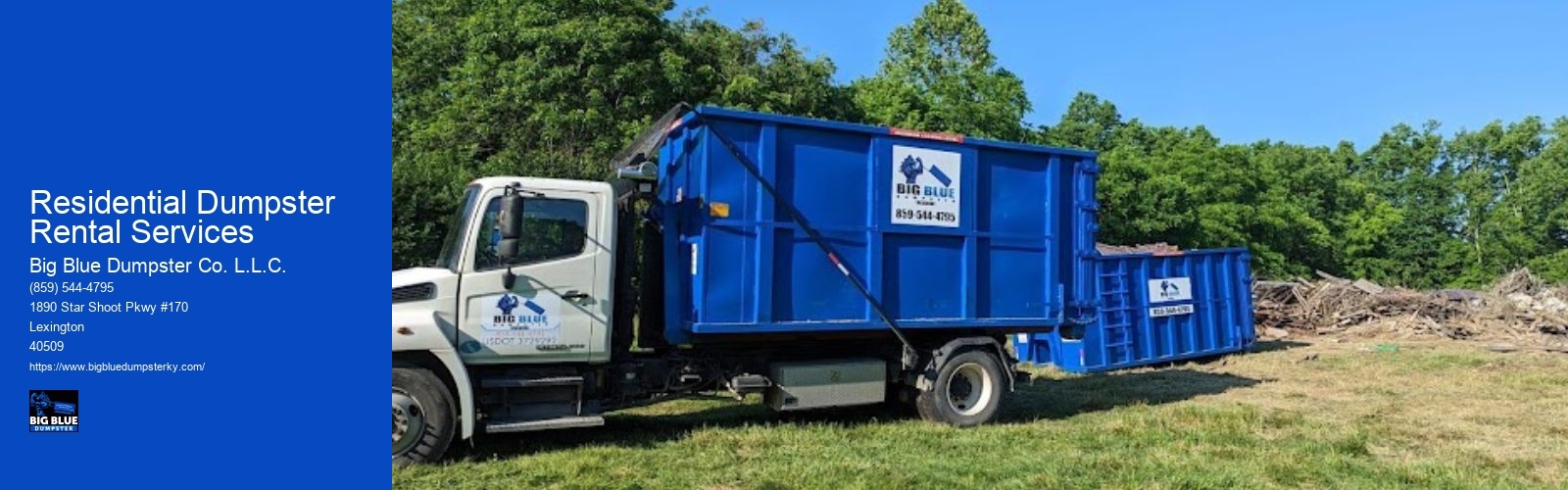 Residential Dumpster Rental Services