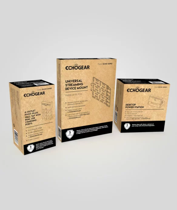 echogear product packaging render