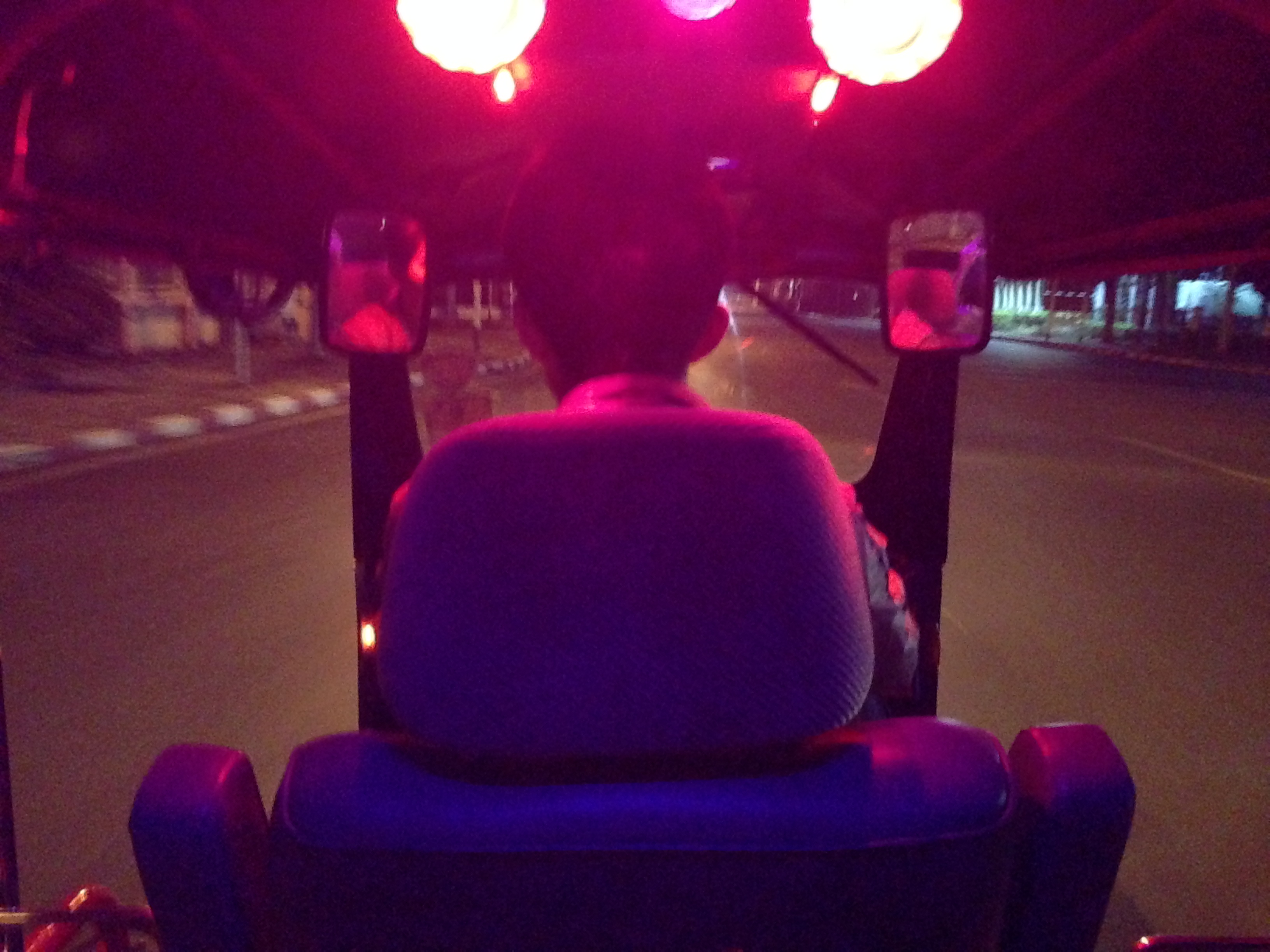 Haggling for a 3AM tuk tuk in Chiang Mai.