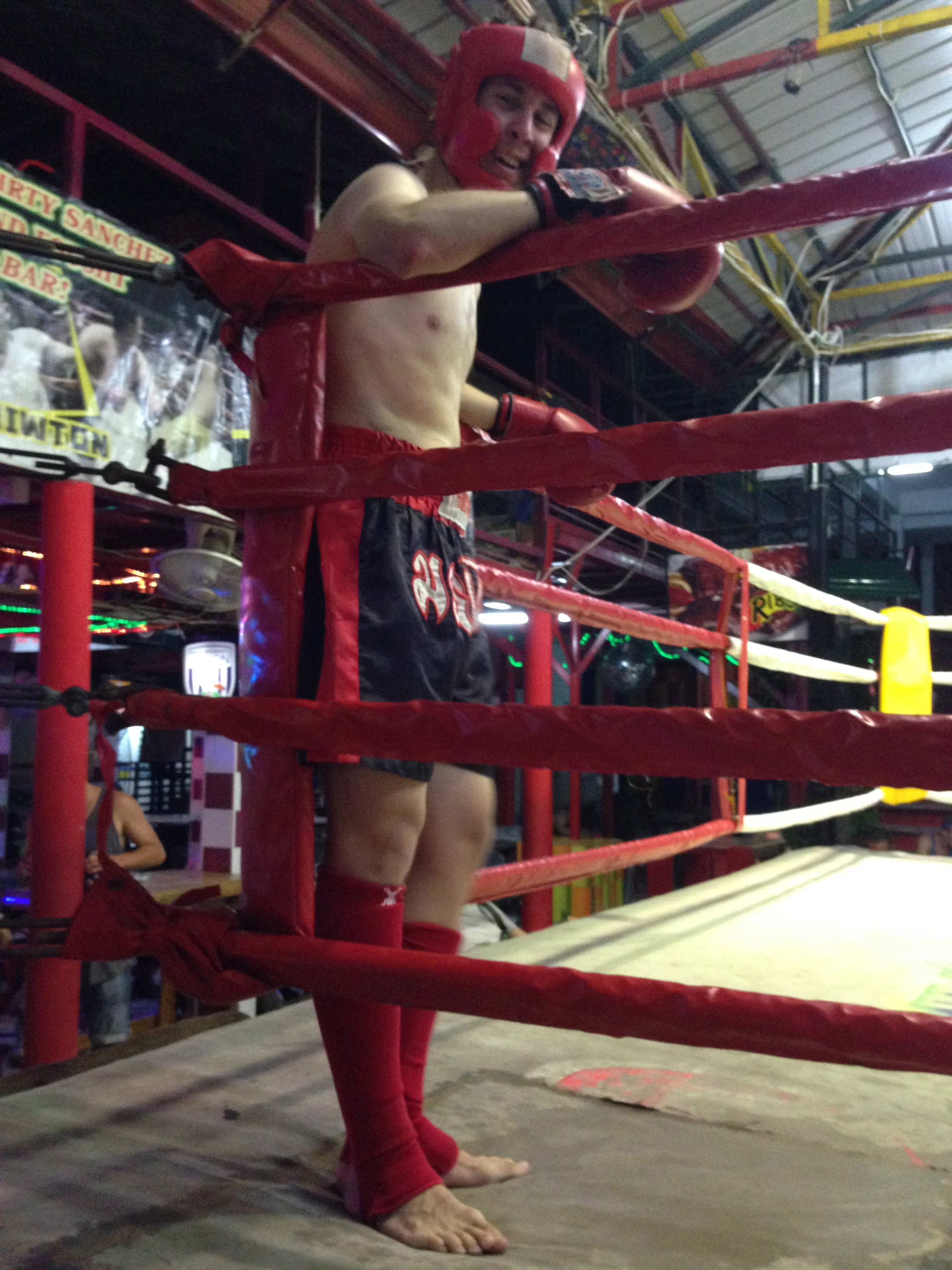 Thai Kickboxing...I can't believe I got talked into this.