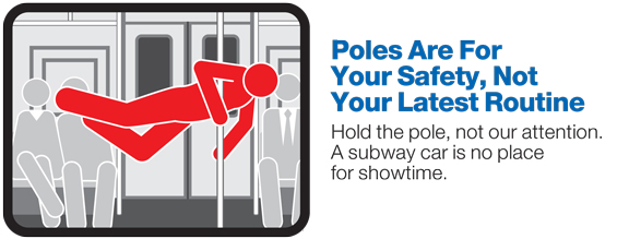 Poles are for your saftey