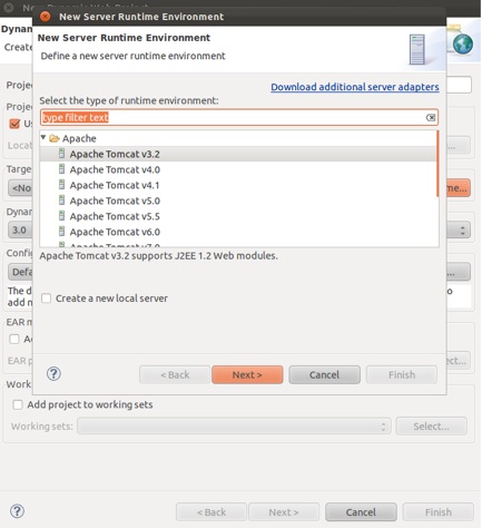 Download Additional Server Adapters