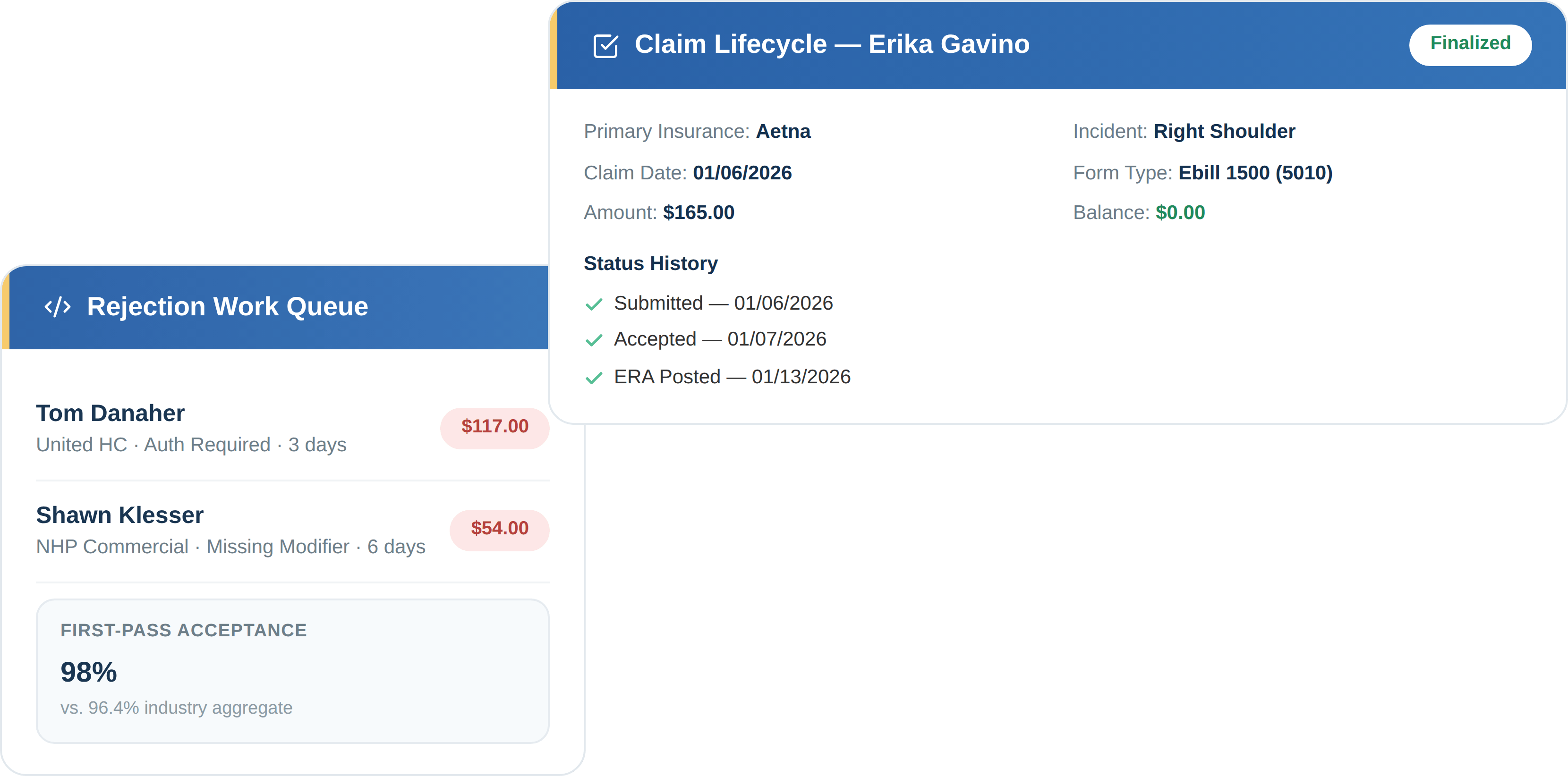 Physical therapy billing software in TurboPT