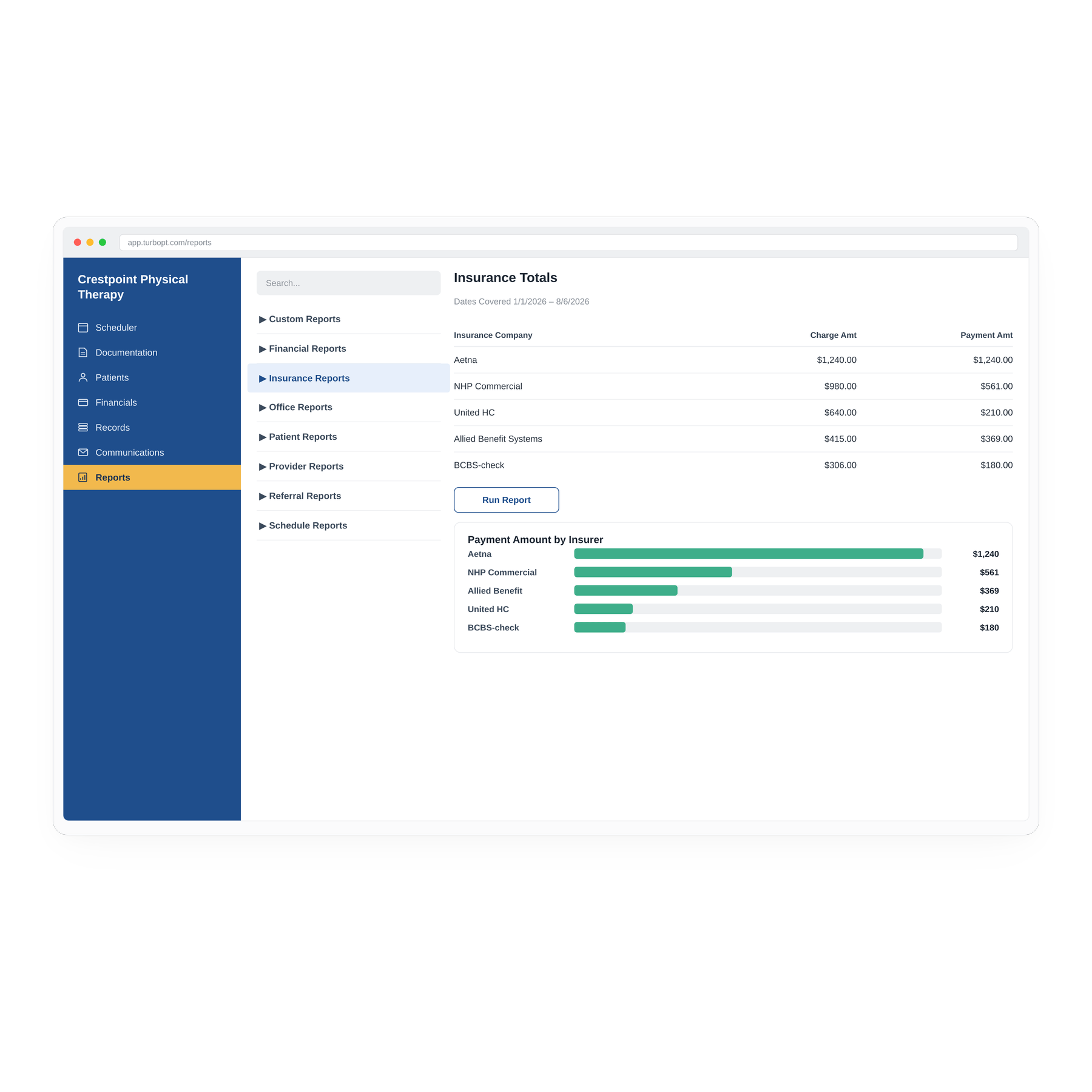TurboPT for Multi Location Practice EMR