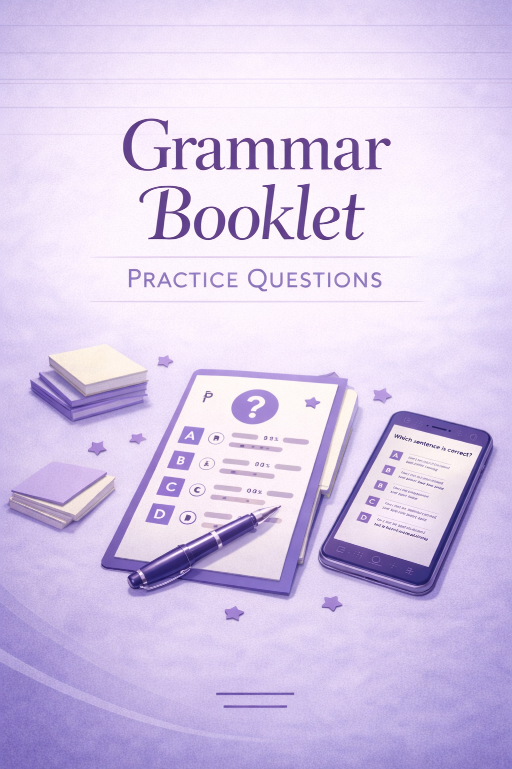 Grammar Booklet - Practice Question
