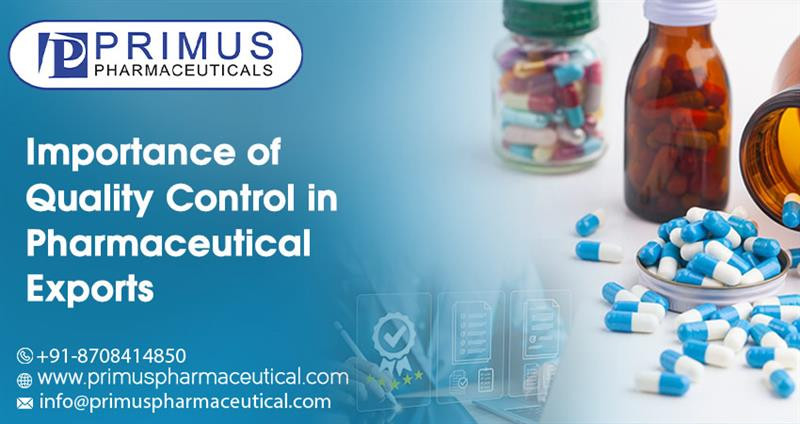Primus Pharmaceuticals posted Importance of Quality Control in ...