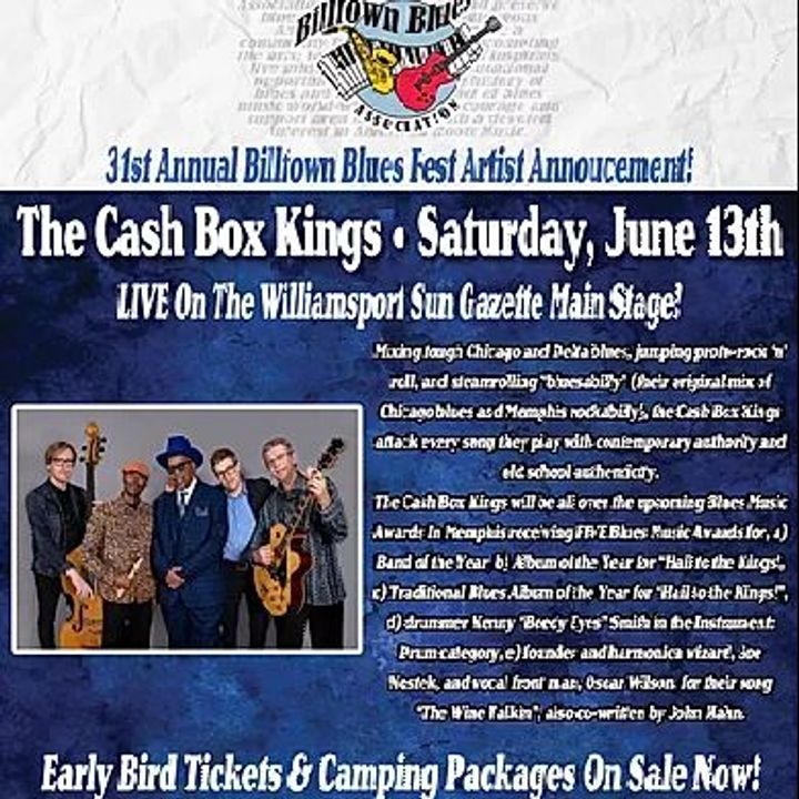 Bandsintown Cash Box Kings Tickets County Fair Association
