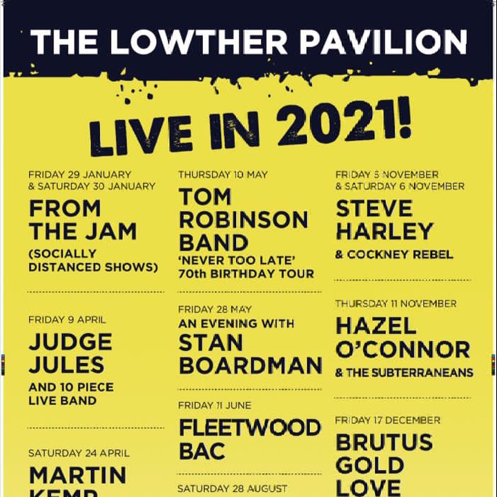Bandsintown From The Jam Tickets Lowther Pavilion, Jan 29, 2021