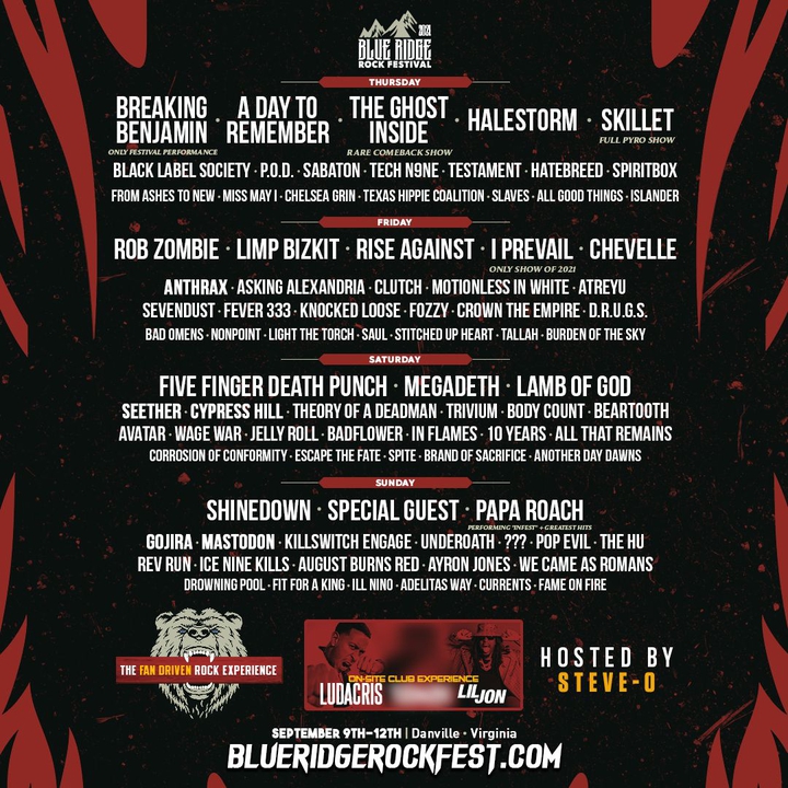 Bandsintown Clutch Tickets Blue Ridge Amphitheater, Sep 10, 2021