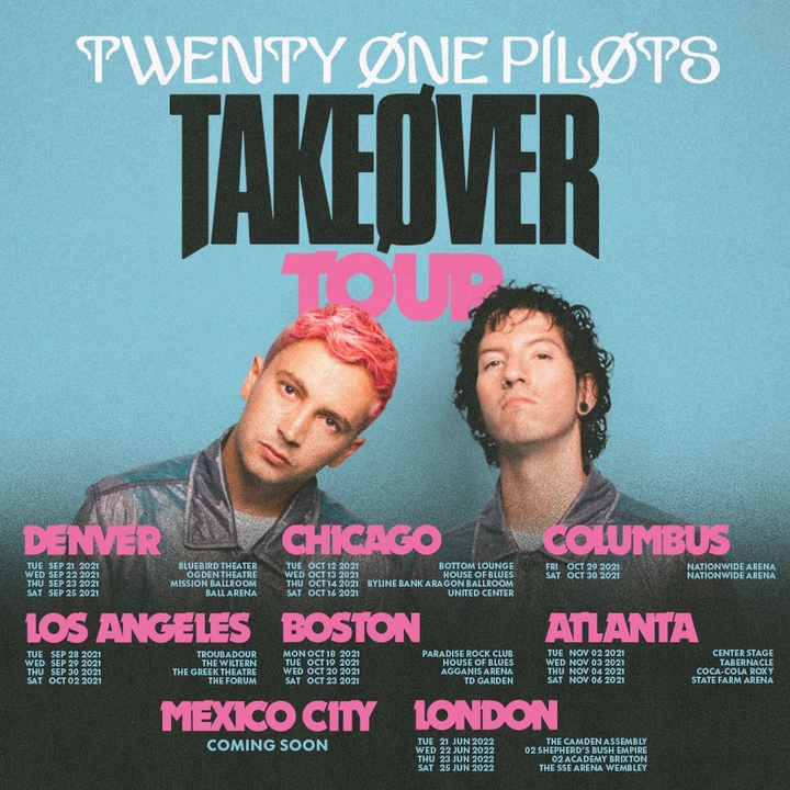 twenty one pilots London Tickets, OVO Arena Jun 25, 2022 Bandsintown