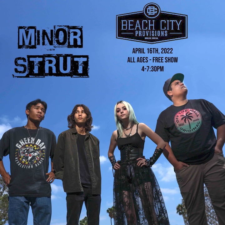 Bandsintown Minor Strut Tickets Beach City Provisions, Apr 16, 2022