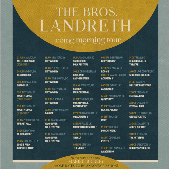 Billets pour The Bros. Landreth Lake Country, Lake Country (District of