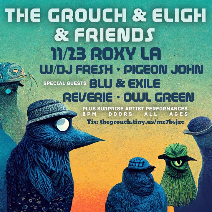 The Grouch Los Angeles Tickets, The Roxy Theatre Nov 23, 2022 Bandsintown