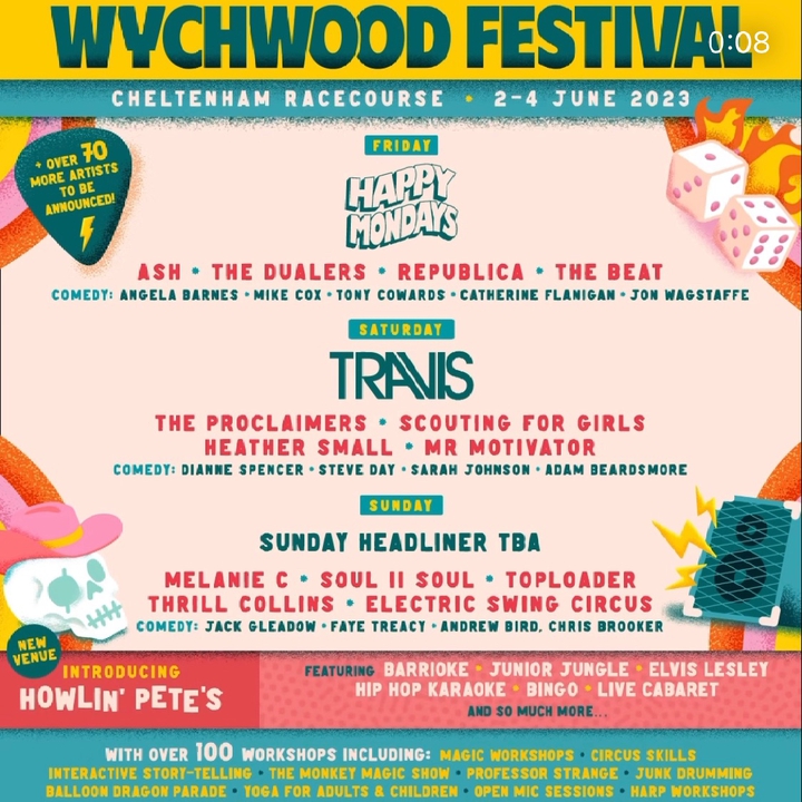 Thrill Collins Cheltenham Tickets, Wychwood Festival 2021 Jun 02, 2023