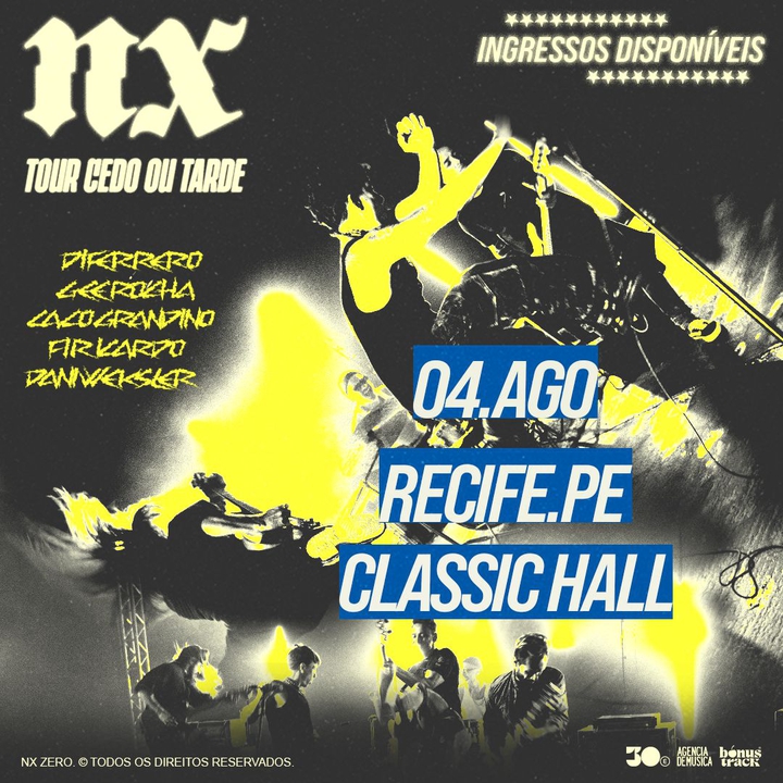 NX Zero Olinda Tickets, Classic Hall Aug 04, 2023 Bandsintown