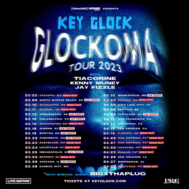 Key Glock Concert Tickets 2023 Live Tour Dates Bandsintown