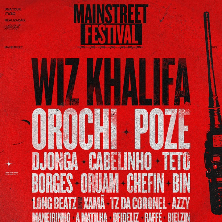 Wiz Khalifa Rio de Janeiro Ingressos , Riocentro Convention & Event Center 5 de maio de 2023