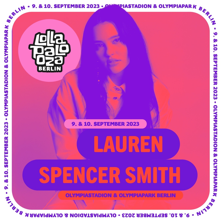 Lauren Spencer Smith Berlin Tickets, Lollapalooza