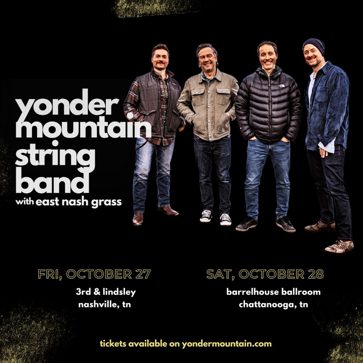 Yonder Mountain String Band Nashville Tickets, 3rd & Lindsley Oct 27
