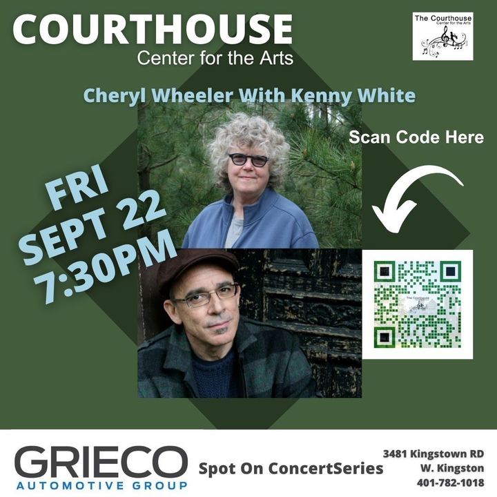 Cheryl Wheeler West Kingston Tickets, Courthouse Center for the Arts