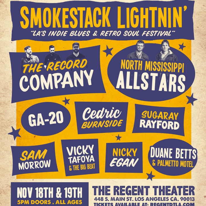 The Record Company Los Angeles Tickets, The Regent Theater Nov 18, 2023