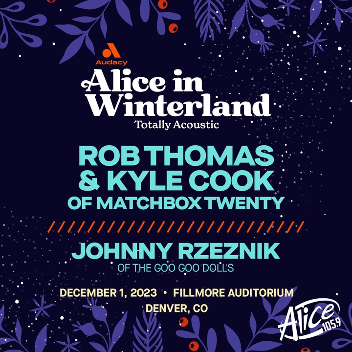 Matchbox Twenty Denver Tickets, Fillmore Auditorium Dec 01, 2023 Bandsintown