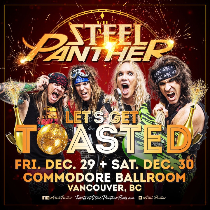 Steel Panther Vancouver Tickets, Commodore Ballroom Dec 30, 2023