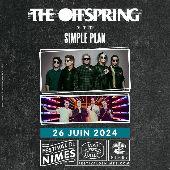 The Offspring Nîmes Tickets, Arena of Nîmes Jun 26, 2024 Bandsintown