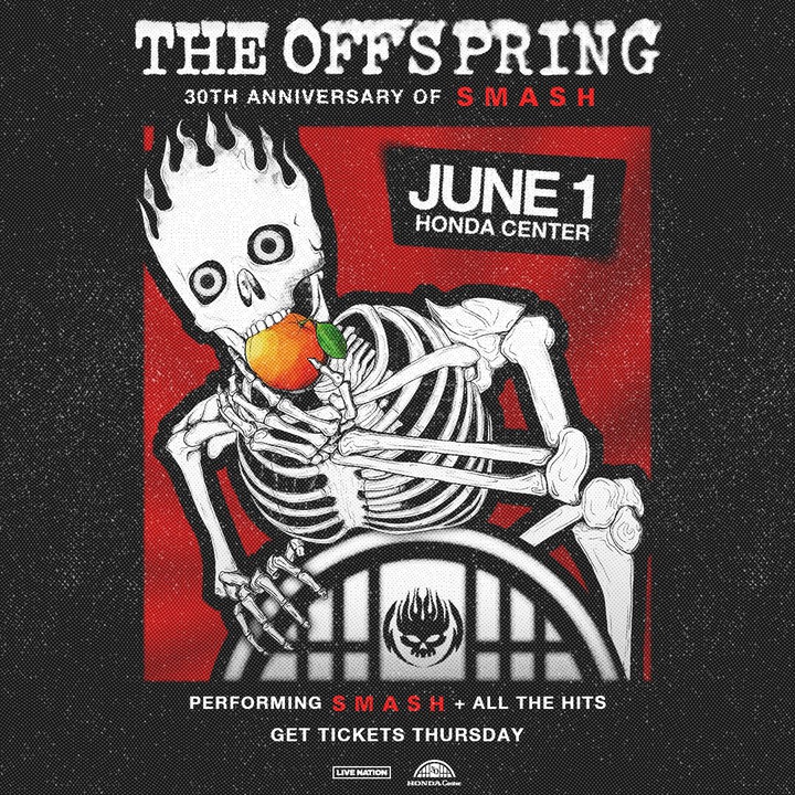 The Offspring Anaheim Tickets, Honda Center Jun 01, 2024 Bandsintown