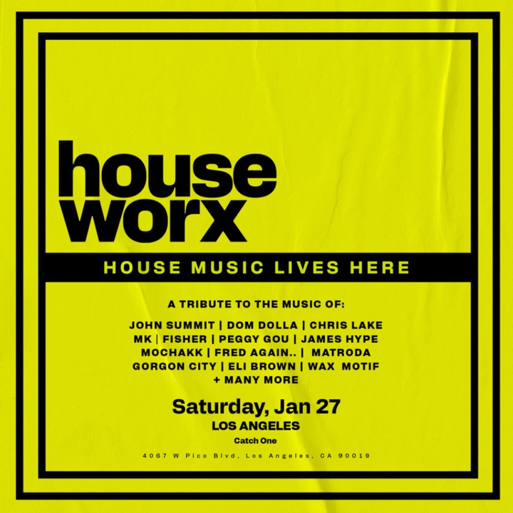 PAUZ PRESENTS Los Angeles Tickets, Catch One Jan 27, 2024 Bandsintown