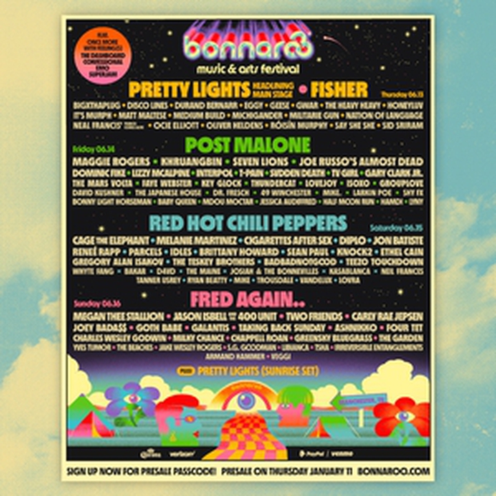 Josiah and the Bonnevilles Manchester Tickets, Bonnaroo Music & Arts