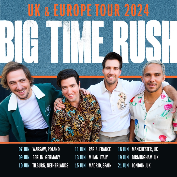 Big Time Rush Warsaw Ingressos , Progresja 7 de junho de 2024 Bandsintown