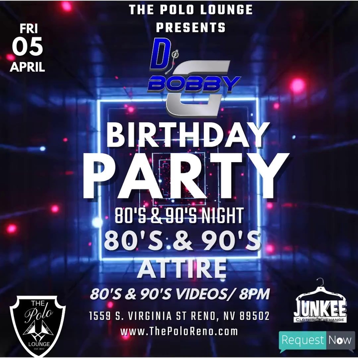 DJ Bobby G. Reno Tickets, The Polo Lounge Apr 05, 2024 | Bandsintown