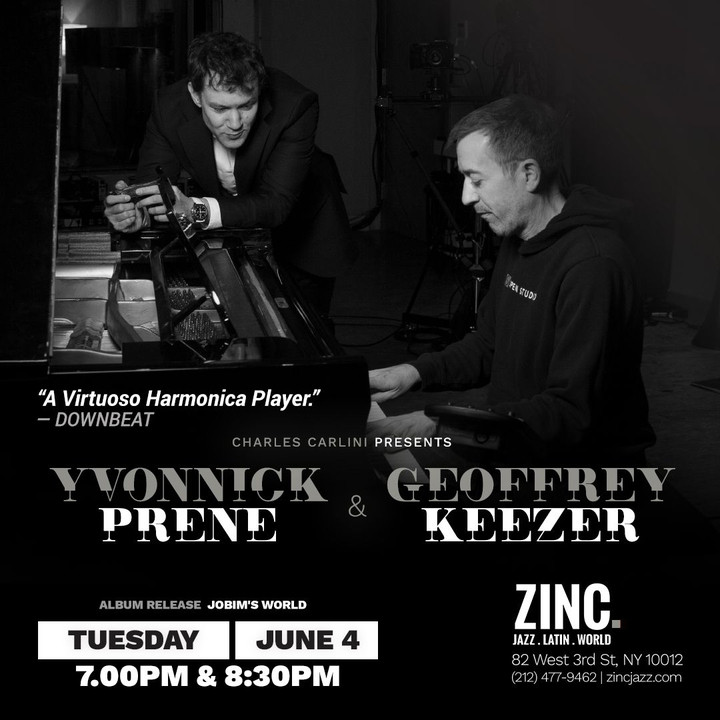Yvonnick Prene New York Tickets, Zinc Bar Jun 04, 2024 Bandsintown