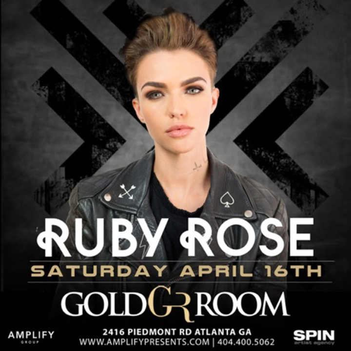 Bandsintown Ruby Rose Tickets Gold Room Atlanta, Apr 16, 2016