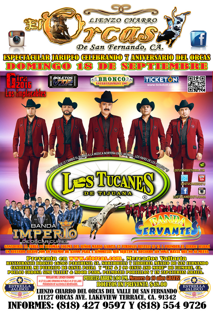 bandsintown los tucanes de tijuana tickets lienzo bandsintown los tucanes de tijuana tickets lienzo